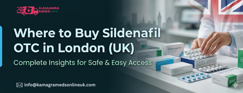 Get Proper Insights on Where To Buy Sildenafil Over the Counter in London (UK)