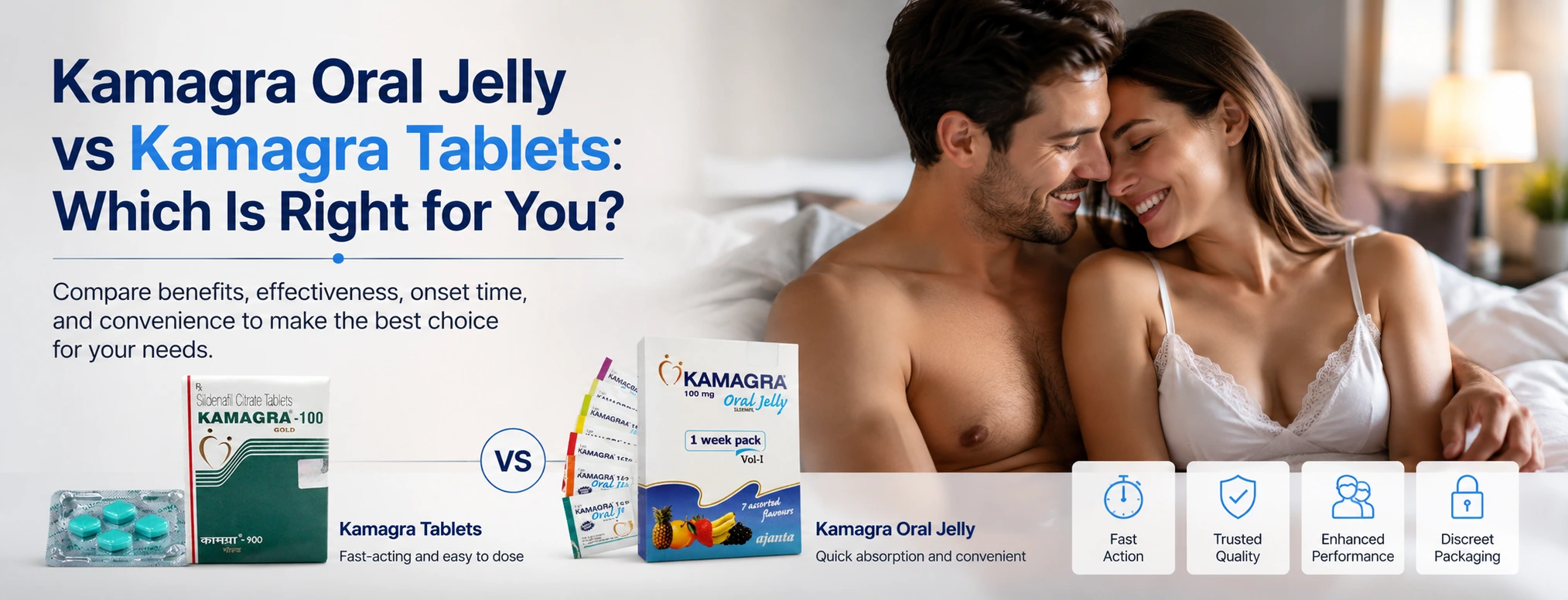 Kamagra Oral Jelly vs Kamagra Tablets: Which Is Right for You?