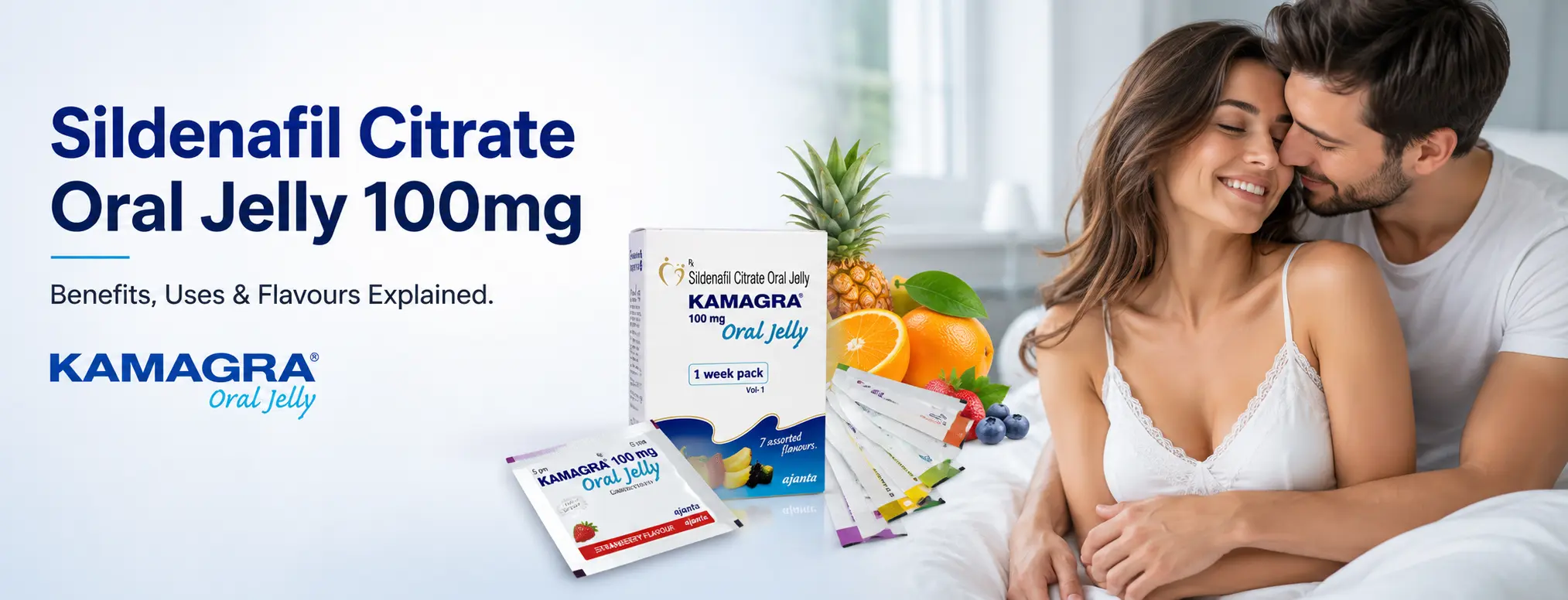 Sildenafil Citrate Oral Jelly 100mg – Benefits, Uses & Flavours Explained