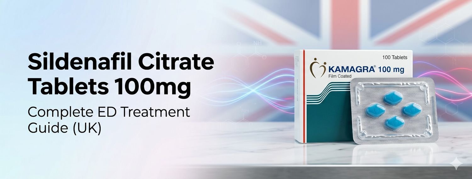 Sildenafil Citrate Tablets 100mg: Everything You Need to Know About ED Treatment in the UK