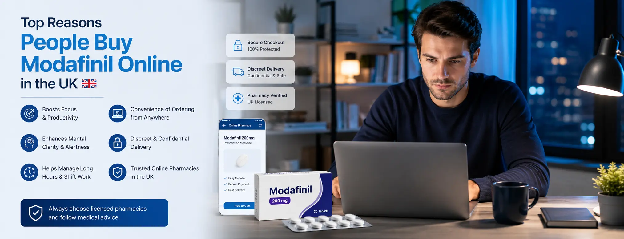 Top Reasons People Buy Modafinil Online in the UK