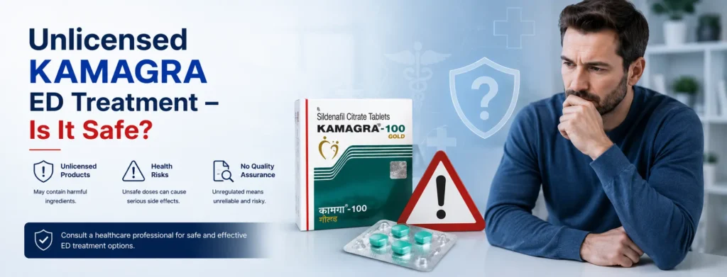 Unlicensed Kamagra ED Treatment – Is It Safe?