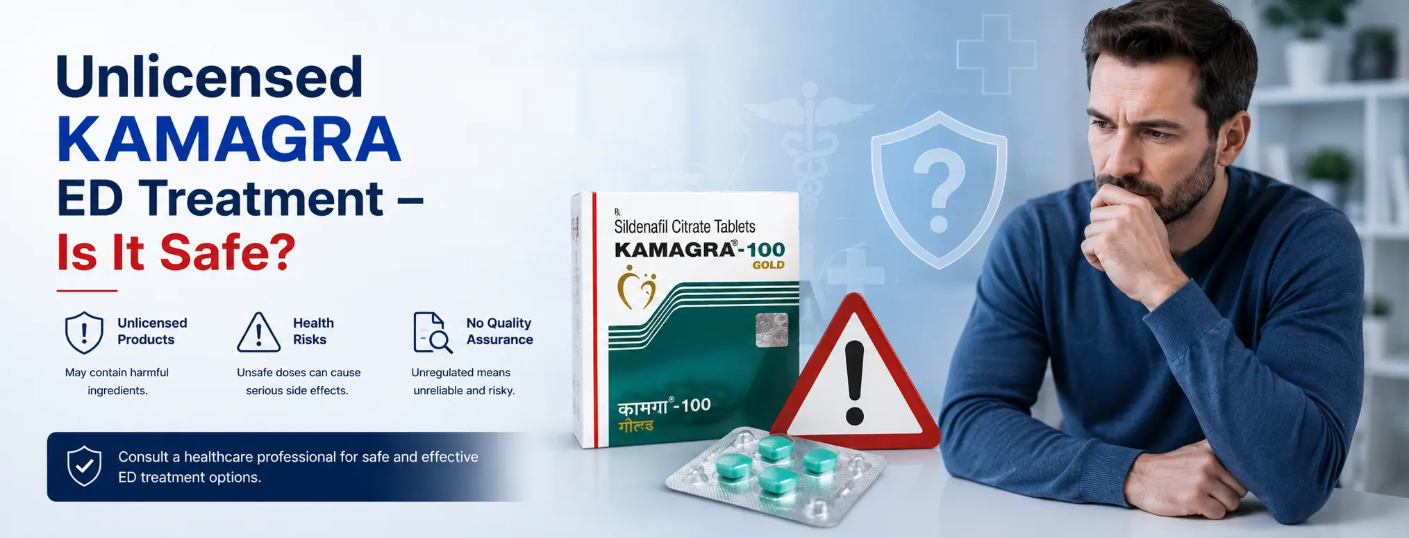 Unlicensed Kamagra ED Treatment – Is It Safe?