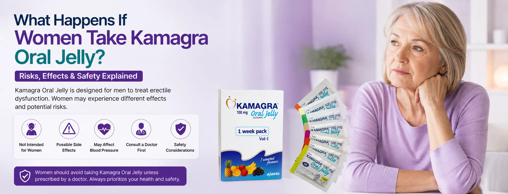 What Happens If Women Take Kamagra Oral Jelly Risks, Effects & Safety Explained
