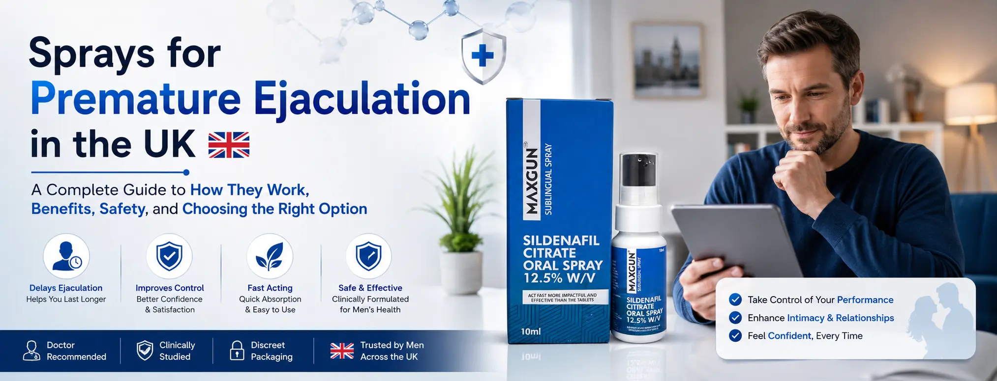 Sprays for Premature Ejaculation in the UK: A Complete Guide to How They Work, Benefits, Safety, and Choosing the Right Option