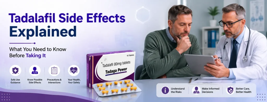 Tadalafil Side Effects Explained: What You Need to Know Before Taking It
