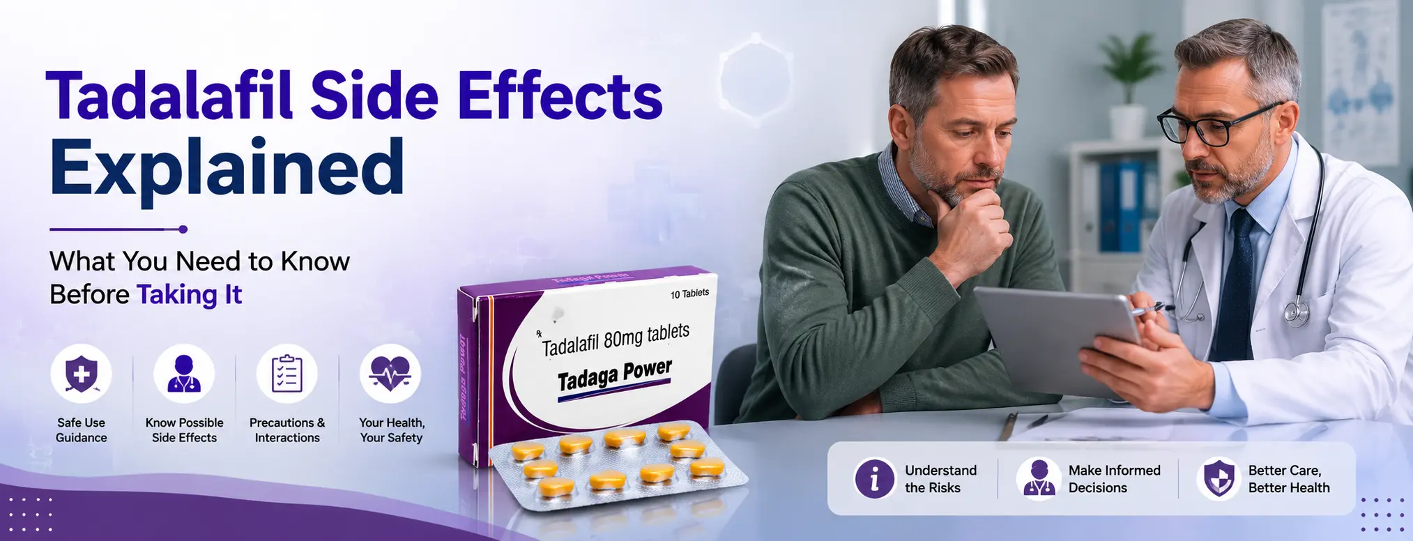 Tadalafil Side Effects Explained: What You Need to Know Before Taking It