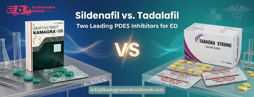 Sildenafil vs. Tadalafil: Two Leading PDE5 inhibitors for ED